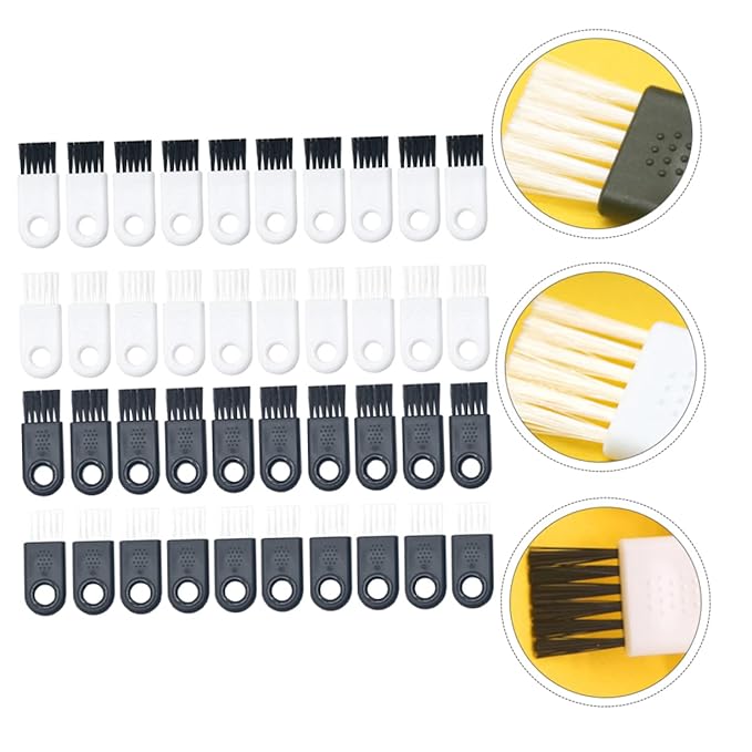 NOLITOY 40pcs Razor Cleaning Brush for Electric Shaver Facial Hair Brush Duster