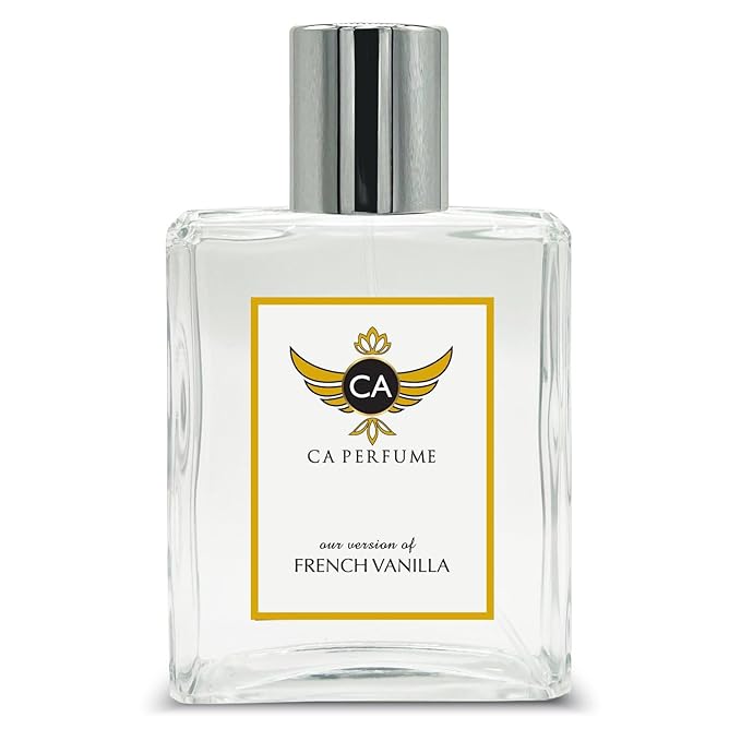 CA Perfume Impression of French Vanilla For Unisex Amber Fragrance Long Lasting Perfume Eau De Parfum 3.4 Fl Oz 100ml