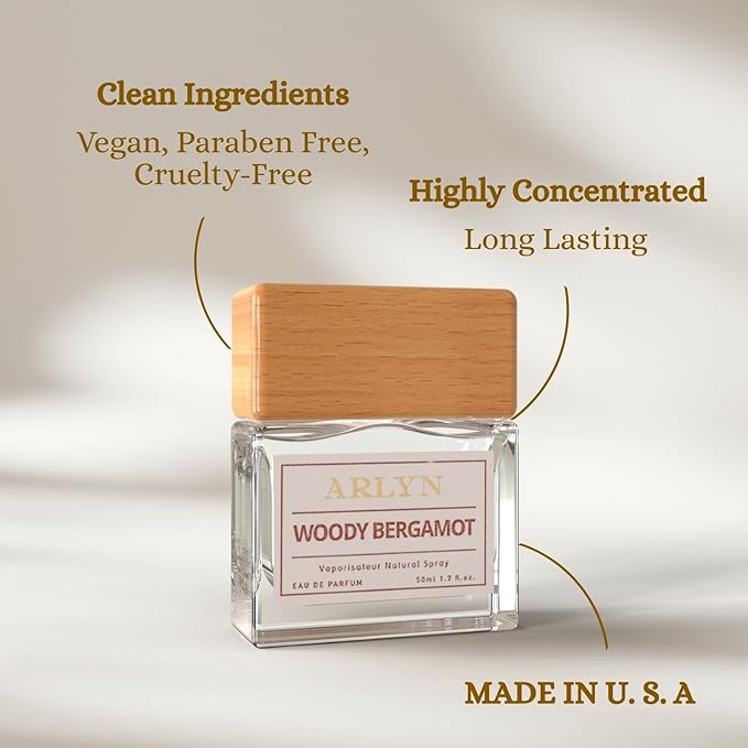 ARLYN Woody Bergamot Eau De Parfum Inspired by Cred's Aventus, Perfume for Men, Luxury Fragrance - Vegan, Cruelty-Free, and Eco-Conscious (1.7oz / 50ml)