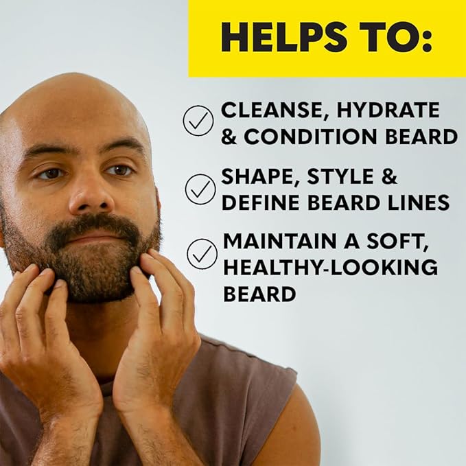 The Beard Club Premium Beard Kit for Men - Grooming & Care Kit - Cedar & Sandalwood Oil, Sandalwood Balm, Shampoo, Brush, Comb, Trimming Scissors, Straight Edge Razor - Gift Set