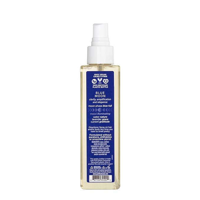 Pacifica Moon Hair and Body Mist - Blue Body Mist Women 6.5 oz (Pack of 2)
