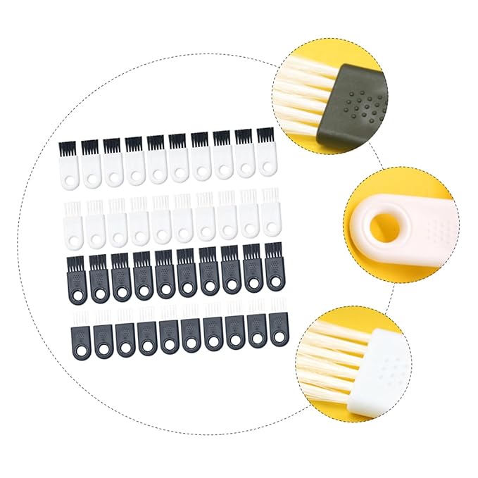 NOLITOY 40pcs Razor Cleaning Brush for Electric Shaver Facial Hair Brush Duster