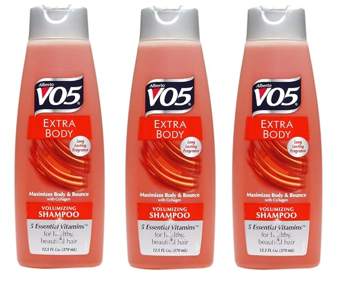 Alberto VO5 Extra Body Volumizing Shampoo, 12.5oz (Pack of 3) by Unknown