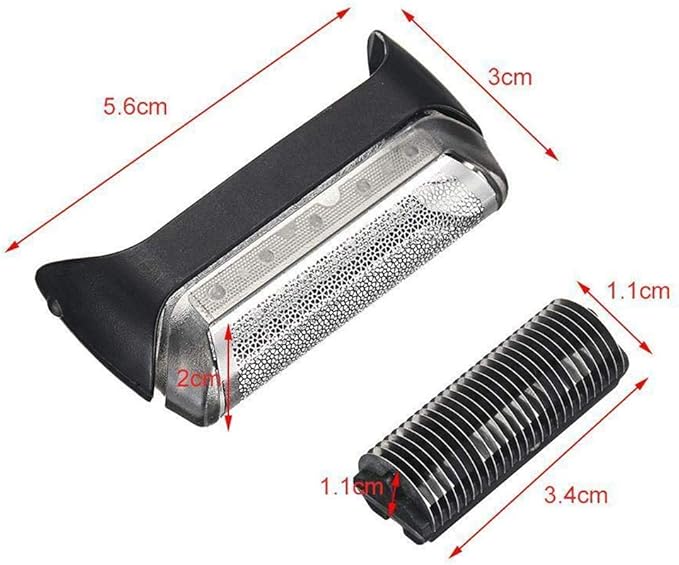 2026 Upgraded 10B Replacement Foil & Cutter Compatible with Bra-un Cruzer/Series 1, 10B/20B 1000/2000 Series Replacement Shaver Head Set Fits for 170 180 190 1735 1775 5728 5729 170S