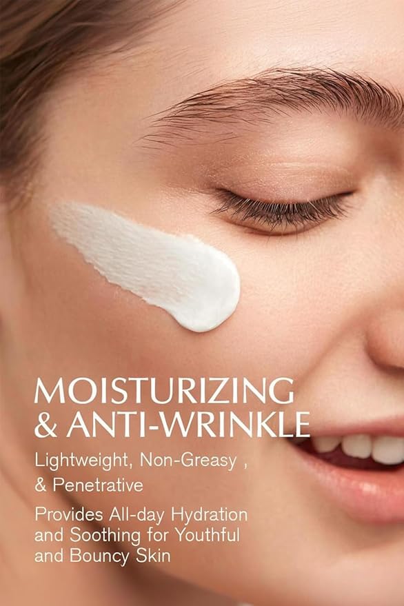 Retinol Face Cream for Anti-Aging Wrinkle Moisturizer with Hyaluronic Acid, Ceramides & Snail Mucin – Firming Night Cream for Women & Men, 1.7oz