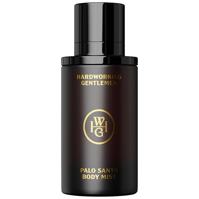 Hardworking Gentlemen Palo Santo Body Mist For Men, 3.38 oz | 100 ml - A Warm, Grounded Scent with Notes of Smoke and Sandalwood - Made in the USA