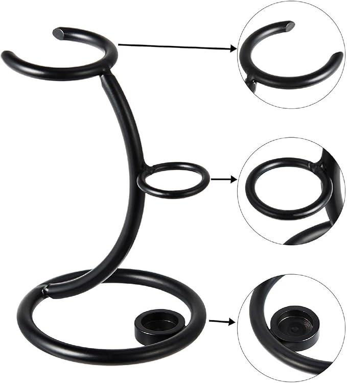 Modern Shaver Stand Space Saving Design Brush Holder Household Dorm Organization Bathroom Holder