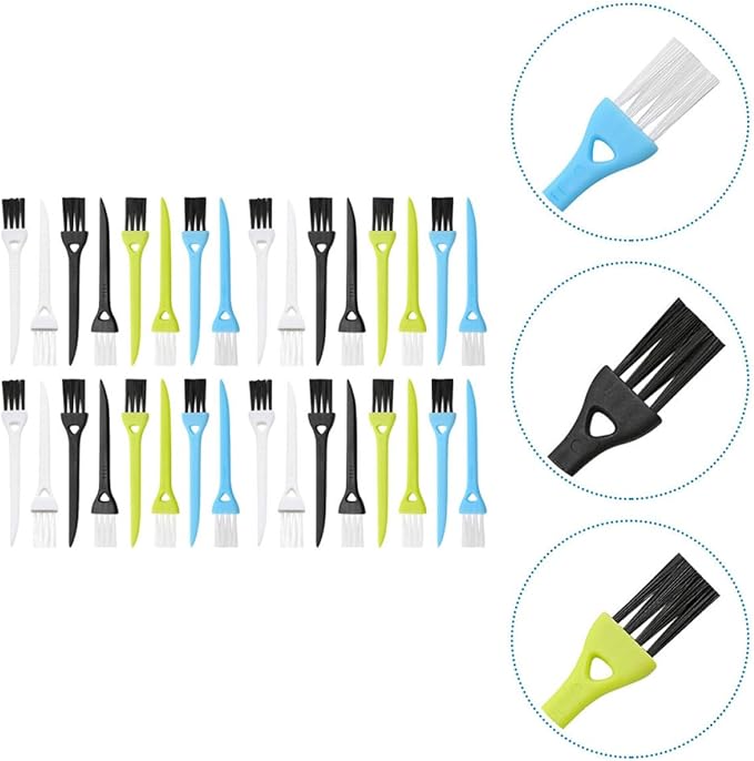 36pcs Razor Cleaning Brush Set with Mini Crevice Brushes for Electric Shavers, Multipurpose Razor Cleaner Tool for Men's Shaving Accessories