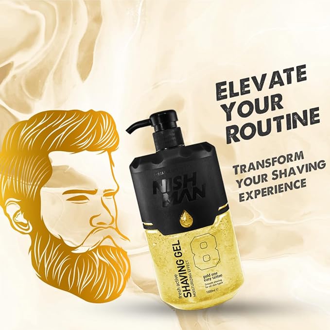 Nishman Fresh Active Shaving Gel 8 GOLD ONE