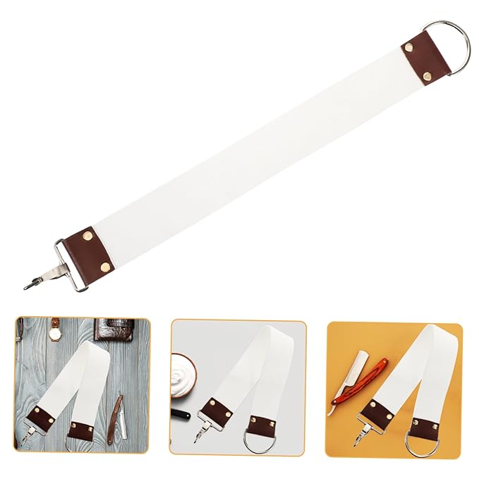 Professional Dual Layer Canvas Razor Strop for Straight Razor Maintenance Portable Lightweight Design for Barbers Enhances Sharpness Performance for Smooth Shaving Experience