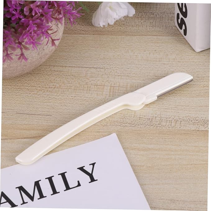 SHERCHPRY 9pcs Professional Eyebrow Shaper Facial Razors Portable Folding Eyebrow Trimmer Beauty Tool for Women
