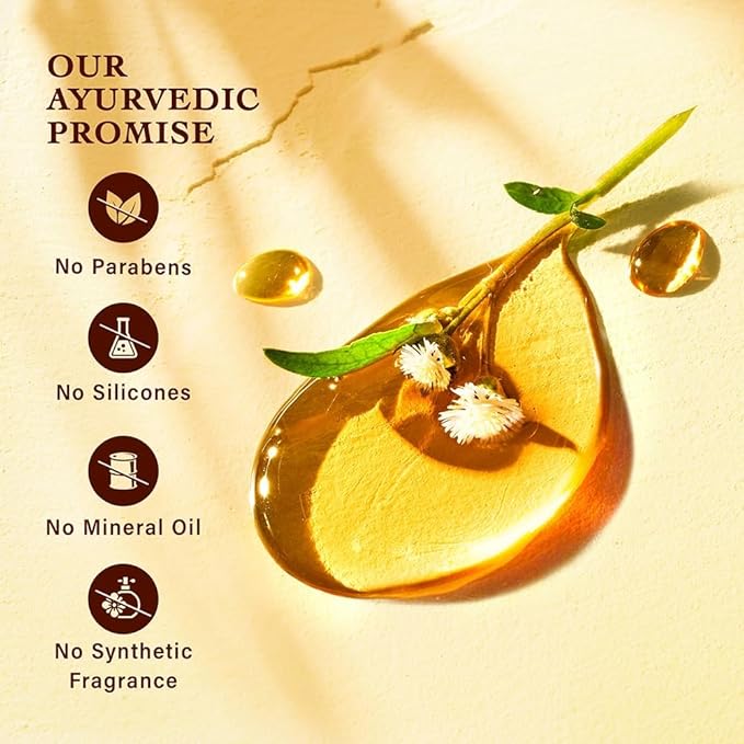 LifewithQueenP Hair Growth Oil, 30ml | Ayurvedic Hair Growth Serum, Quick-Absorbing, Strengthens Roots – Leaves Hair Black & Shiny, Reduces Split Ends & Dryness(1pc)
