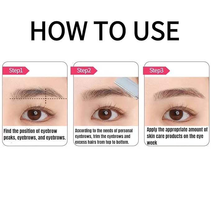 Eyebrow Trimmer for Women, Eyebrow Face Razors, Hair Removal for Women Razors Eye Brow Razors for Women Electric Eyebrows Shaver Hair Trimmer