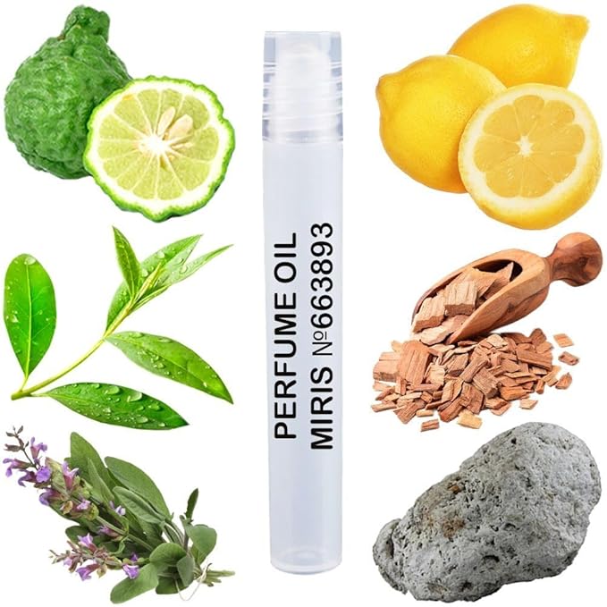 MIRIS No. 663893, Inspired by Emeer, Long-Lasting Unisex Perfume Oil for Women & Men Roll-On, Rollerball 0.34 Fl Oz / 10 ml