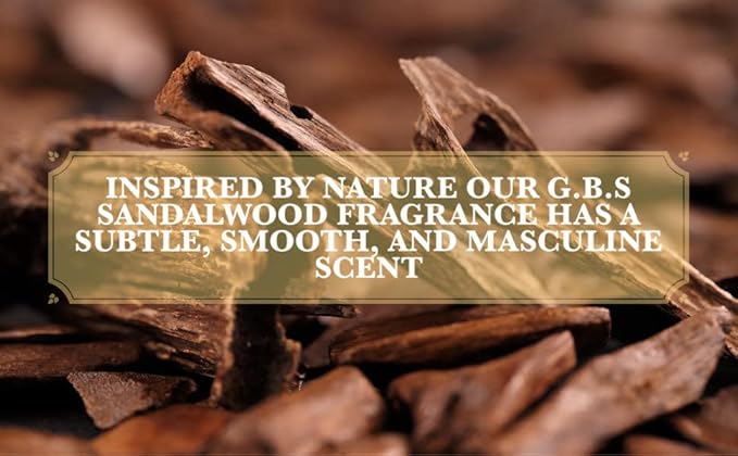 G.B.S Men's Shaving Soap 97 Percent All Natural Enriched with Shea Butter and Glycerin, 3-Ounce, Each Pack of 3