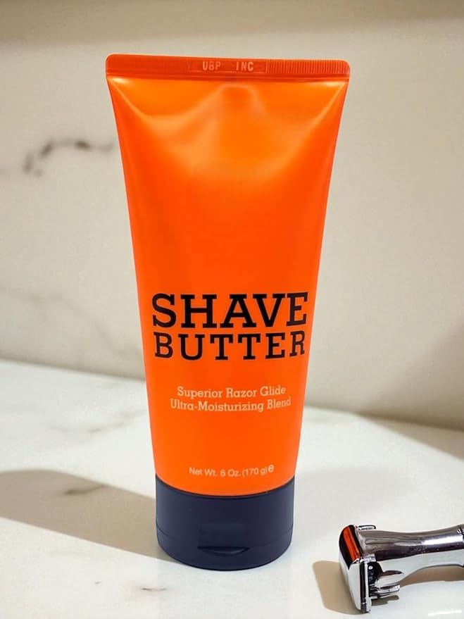 Shave Butter 6 oz – PACK 4– Ultra-Lubricating Shaving Cream – Prevents Nicks & Razor Burn – With Shea, Mango & Cocoa butter