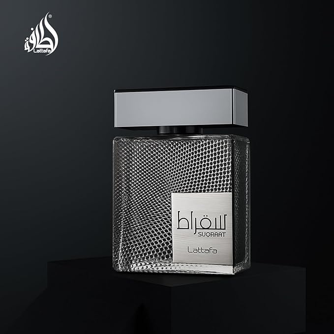 Lattafa Perfumes Suqraat for Men Eau de Parfum Spray, 3.4 Ounce