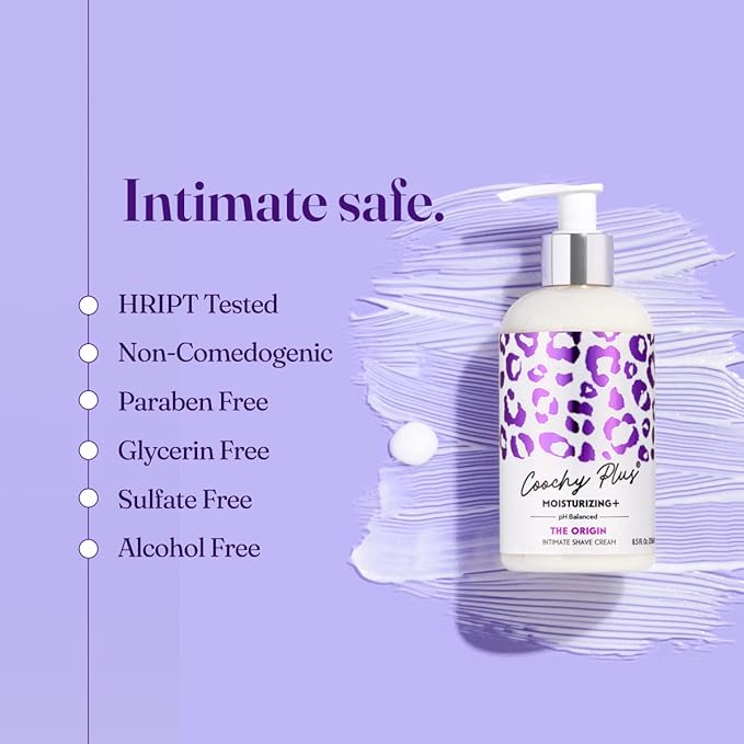 IntiMD Coochy Plus Intimate Shaving Cream Moisturizing Plus The Origin For Pubic, Bikini Line, Armpit - Rash-Free With Patent-Pending Formula - Prevents Razor Burns & Bumps, In-Grown Hair (Pack of 3)