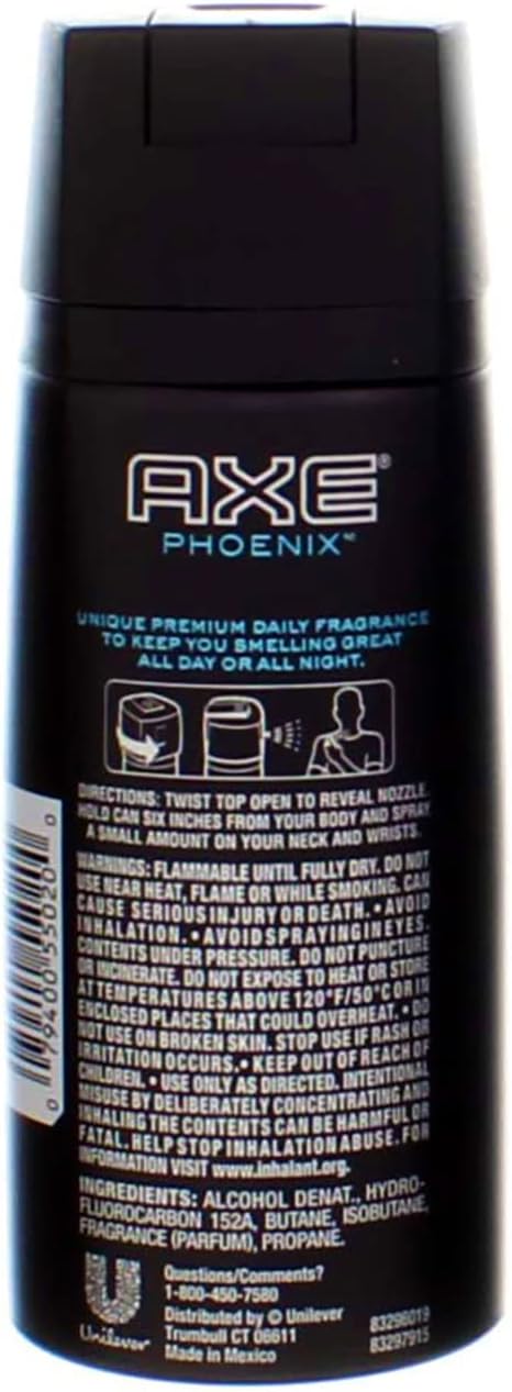 Axe Body Spray for Men - Phoenix - 4 oz