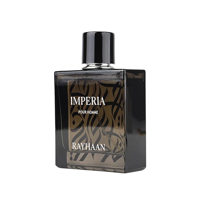 Rayhaan Imperia Eau de Parfum Spray for Men, 3.4 Ounce