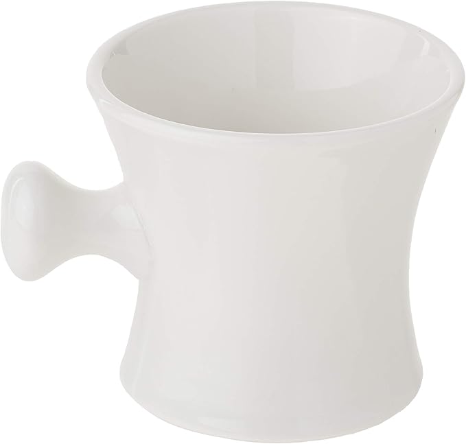 Ceramic Shaving Shave Soap Mug Bowl With Ball Grip Handle