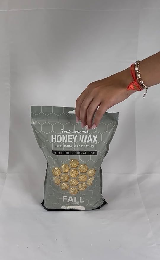 Hard Wax Beads for Hair Removal - 2.2lbs - Premium Honey Wax for Thin & Fine Hair - All Purpose from Face to Bikini Areas.