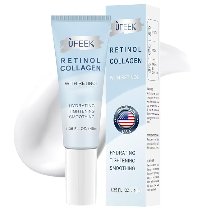 Retinol Moisturizer Face Cream with Hyaluronic Acid – Anti Aging & Hydrating Cream for Face, Neck, Chest & Body – Lightweight Instant Face Lift Cream, Gentle Formula for Men & Women, 1.35 FL OZ