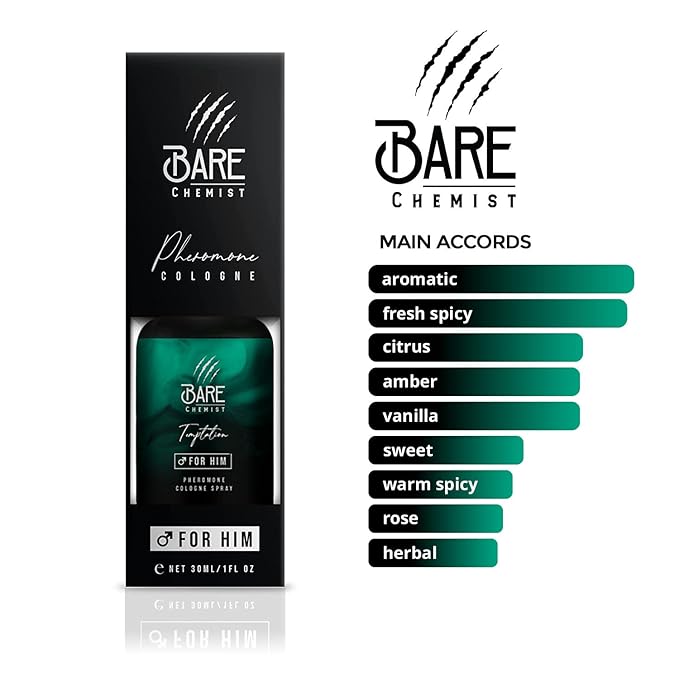 Pheromones for Men to Attract Women (Temptation) Cologne - Extra Strong, Concentrated Proven Formula Spray