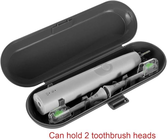 Cosmos Pack of 2 Plastic Travel Case Toothbrush Carrying Case Holder Container Compatible with Oral B Pro and also for Sonicare & Other Toothbrush