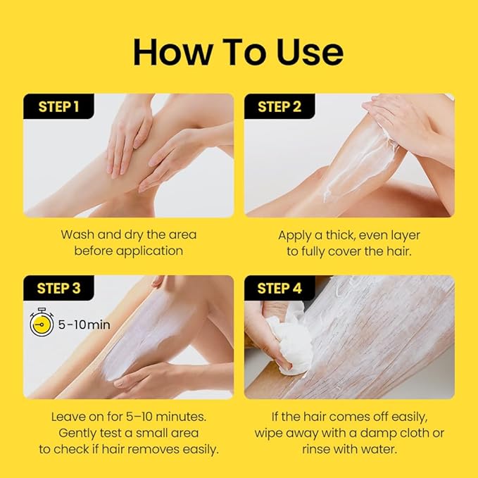 Gorilla Waxing Korean Hair Removal Cream for Women & Men, Depilatory Cream with Shea Butter, For Legs, Arms, Bikini & Underarms, Gentle Formula for Sensitive Skin, Korean Skin Care (1, 8.45 fl oz.)