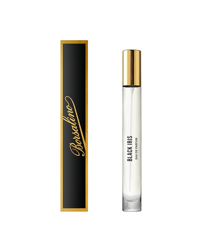 Borsalino Black Iris Cologne for Men – Eau de Parfum – Long-Lasting Fresh Woody Amber Perfume with Bergamot & Amberwood – French Luxury Fragrance – Popular Gift for Men