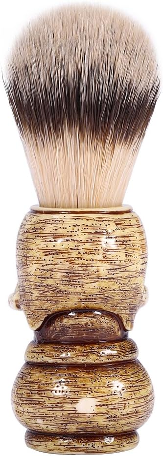 Shaving Brush, Hair Shave Brush, Skull Head Shape Mens Shaving Brush for Shaving Cream Foam or Soap