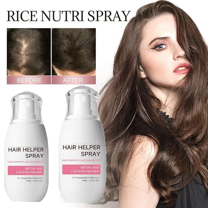 Hair Helper Spray, Hair Regrowth Spray 2.0 for Women Men, Stronger Hair Growth Booster for Thinning Hair & Hair Loss, Hair Growth Products for All Hair Types (1 pcs) (3 Pcs)