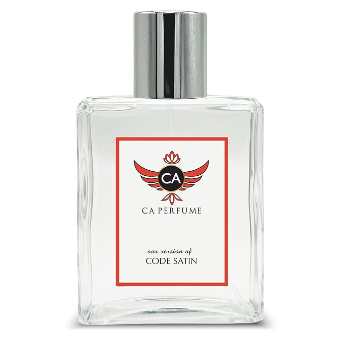 CA Perfume Impression of Code Satin for Women Eau De Parfum Floral Fruity Gourmand Scent Long Lasting Perfumes for Women Signature Scent for Day and Night Wear 3.4 Fl Oz 100ml