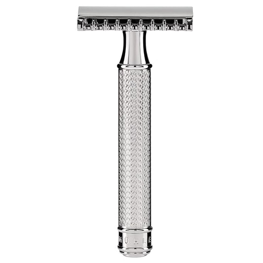MÜHLE TRADITIONAL R41 Double Edge Safety Razor (Open Comb) For Men - Perfect for Every Day Use, Barbershop Quality Close Smooth Shave
