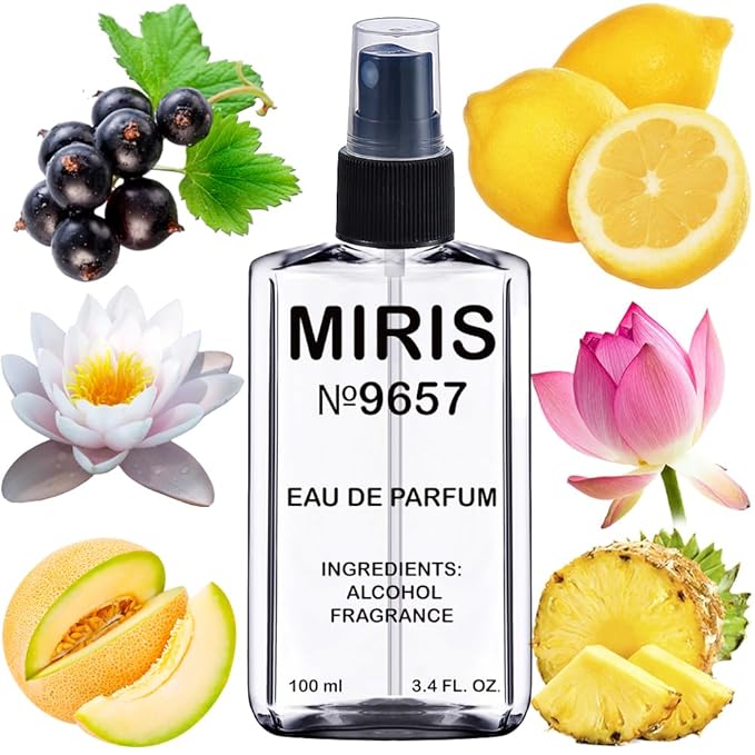 MIRIS No. 9657, Inspired by Cool Water, Long-Lasting Eau de Parfum for Women, Spray 3.4 Fl Oz / 100 ml