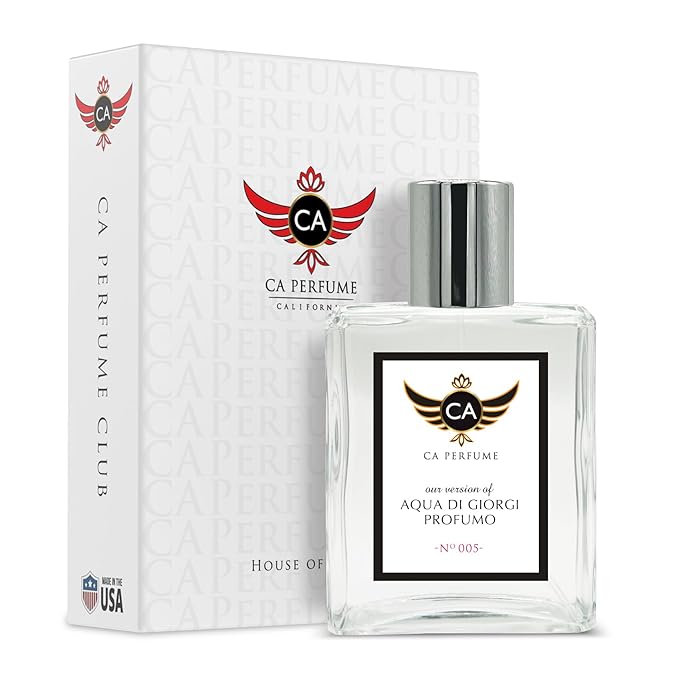 CA Perfume Impression of Aqua Di Giorgi Profumo for Men Aromatic Aquatic Scent Long Lasting Cologne for Men Signature Scent for Day and Night Wear 3.4 Fl Oz 100ml