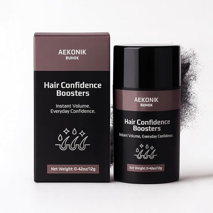 Hair Fiber for Thinning Hair – Natural, Cruelty-Free Hair Building Fibers, Instant Volume, Conceals Bald Spots, Waterproof, Hypoallergenic, For Men & Women, All Hair Types, 0.42oz