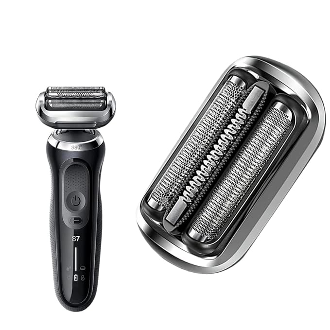 Series 7 Replacement Head Compatible with Braun S7 Shaver, Foil & Cutter Precision Fit 7020s, 7025s, 7085cc, 7027cs, 7071cc and 7075cc head shaver