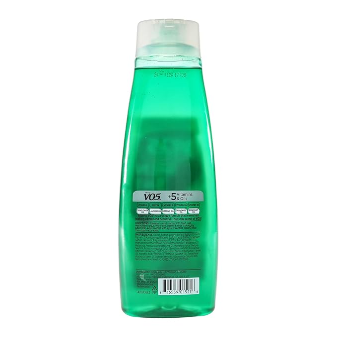Alberto VO5 Men 3 in 1 Fresh Energy - 3 in 1 Shampoo Conditioner and Body Wash - With 5 Oils and 5 Vitamins - Fresh, Long Lasting Scent - 15 oz