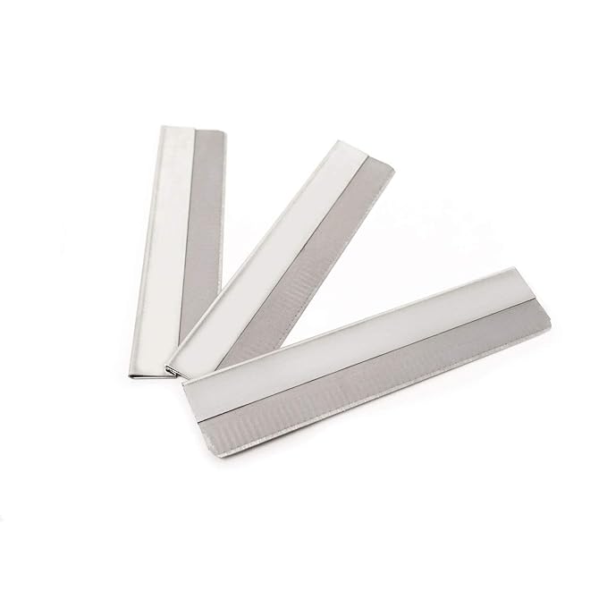 Honbay 50PCS Stainless Steel Eyebrow Trimmer Blades Eyebrow Hair Removers with Cover for Women