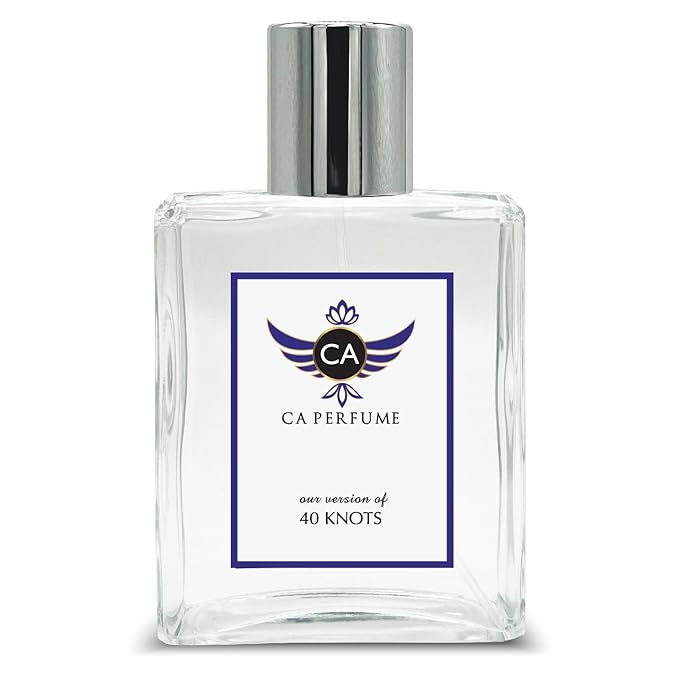 CA Perfume Impression of 40 Knots for Women and Men Eau De Parfum Aromatic Aquatic Scent Long Lasting Unisex Fragrance Signature Scent for Day and Night Wear 3.4 Fl Oz 100ml