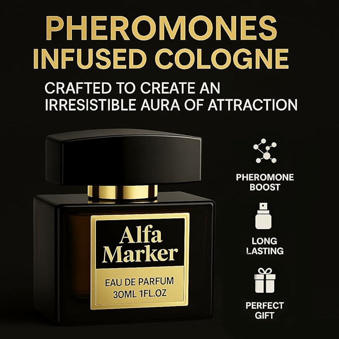 Cologne for Men with Pheromones - Masculine Perfume for Men, Original Extra Strength Pheromones Infused Formula, Long Lasting Premium Scent, Spray 1 FL.OZ (30ml)