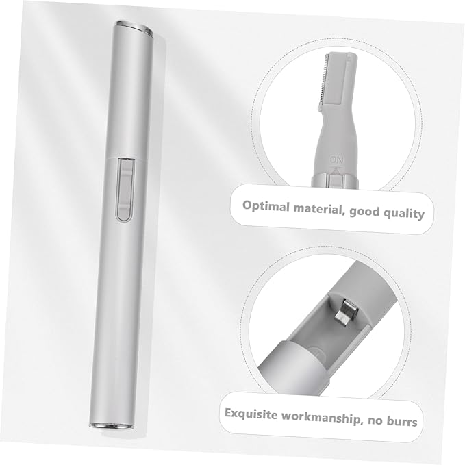 1Set Electric Eyebrow Trimmer for Women Compact Eyebrow Hair Remover Tool Lightweight and Portable Facial Hair Remover Travel Friendly Design Durable Material for