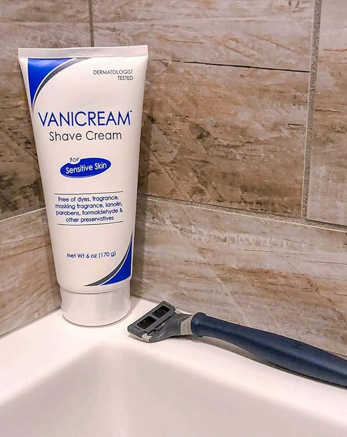 Vanicream Shave Cream for Sensitive Skin, 6oz, 3-Pack