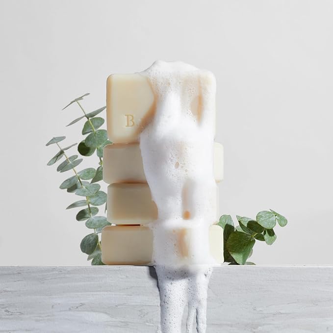 Beekman 1802 Glacial Mint & Eucalyptus Goat Milk Bar Soap for Men – Scented – 3.5 oz – Moisturizing Body Bar – Certified Microbiome Friendly – No Irritation – Sensitive Skin Safe