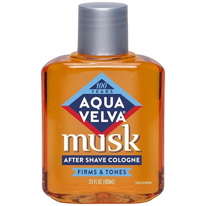 Special Pack of 5 AQUA VELVA AFTER SHAVE MUSK 3.5 oz