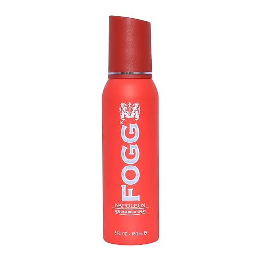 Napoleon by Fogg - Perfume-Based Body Spray for Men - Spicy Woody Fragrance Body Spray - Opens with Notes of Bergamot, Aldehydes, and Rose - 5 oz