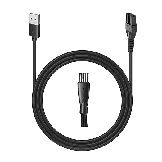 uijino Bikini Trimmer Charger Compatible with WUFAYHD Trimmer Charger, Electric Razors for Women, 3.3ft Power Cord