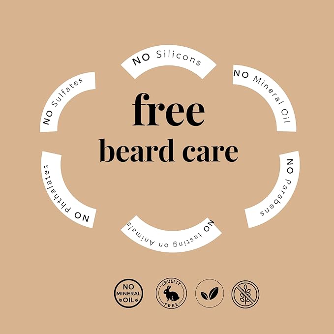 BAHAWAT Beard Conditioner - Unscented - 8 fl. oz. - Sulfate free - with biotin, provitamin B5, Blackseed oil, Jojoba Oil, Natural Ingredients for a Gentle, Deep Cleanse-Strengthening Wash